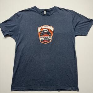 SXS Adventure Rally on the Rocks Tee Navy Heather XL UTV Dirt ATV Side by Side
